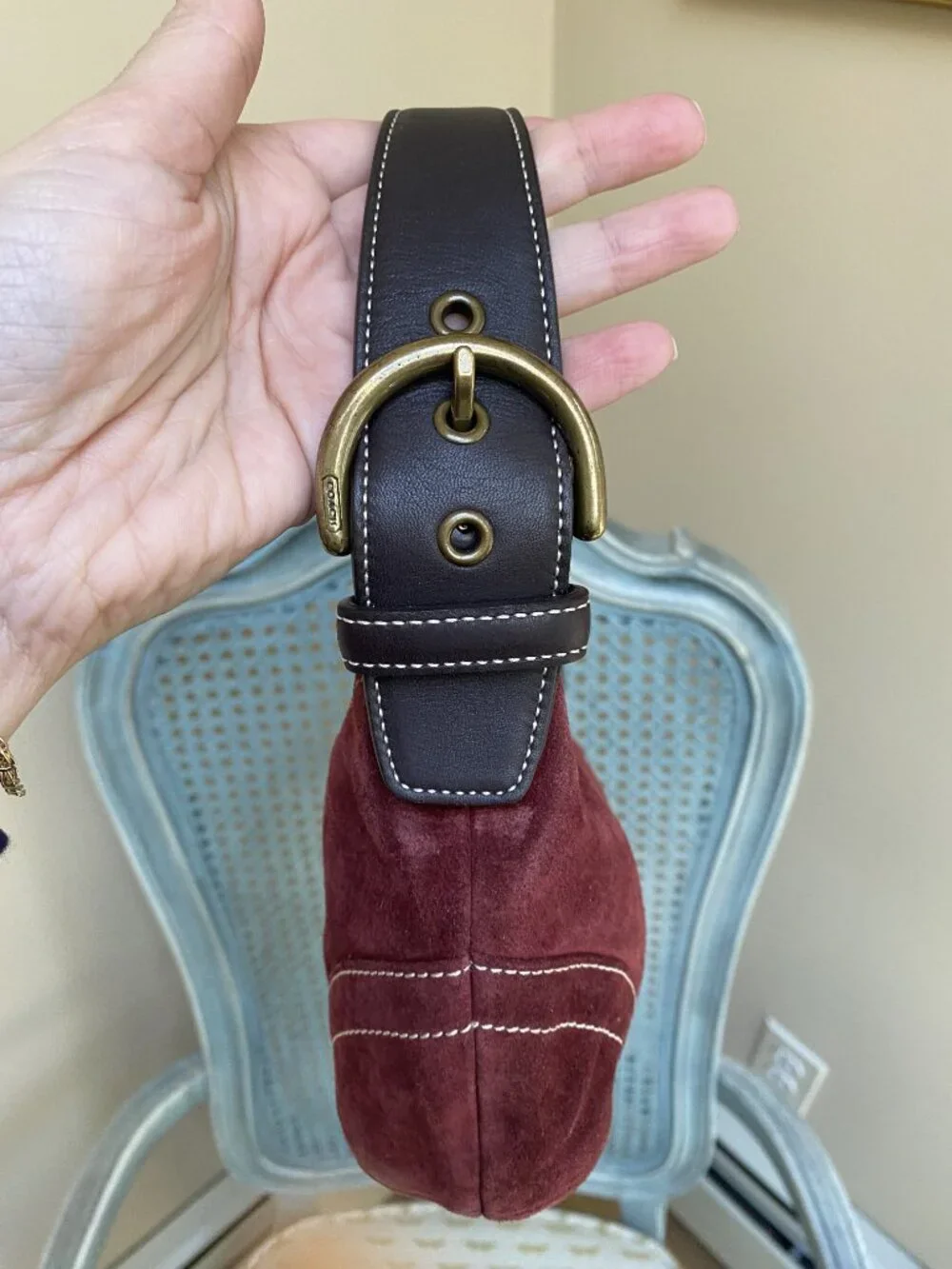 Vintage Coach Soho Small Suede Hobo - Never Worn